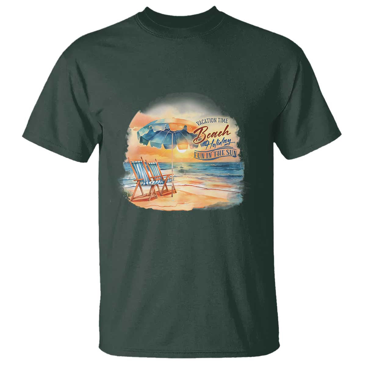 Vacation Time Beach Holliday Fun In The Sun T Shirt - Wonder Print Shop