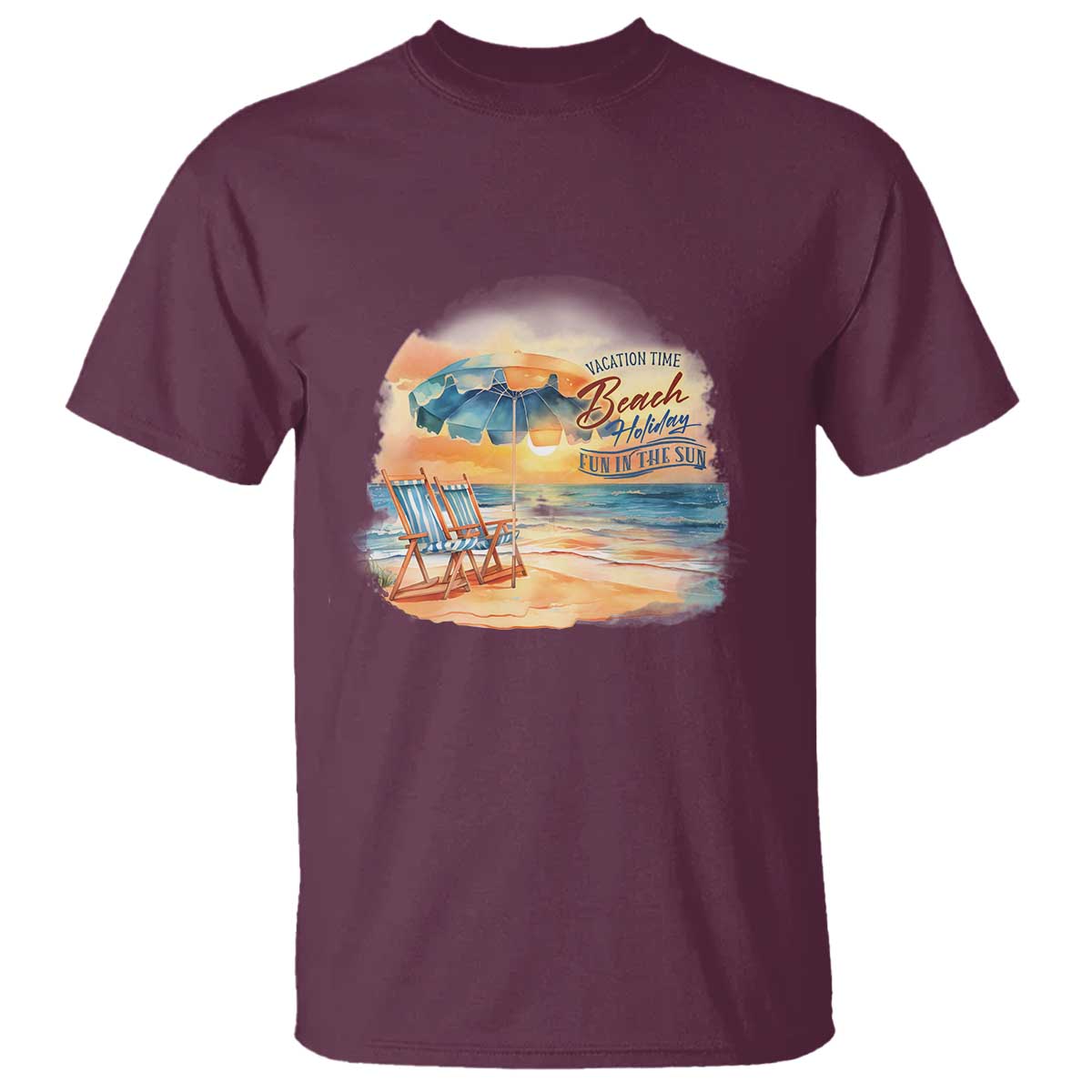 Vacation Time Beach Holliday Fun In The Sun T Shirt - Wonder Print Shop