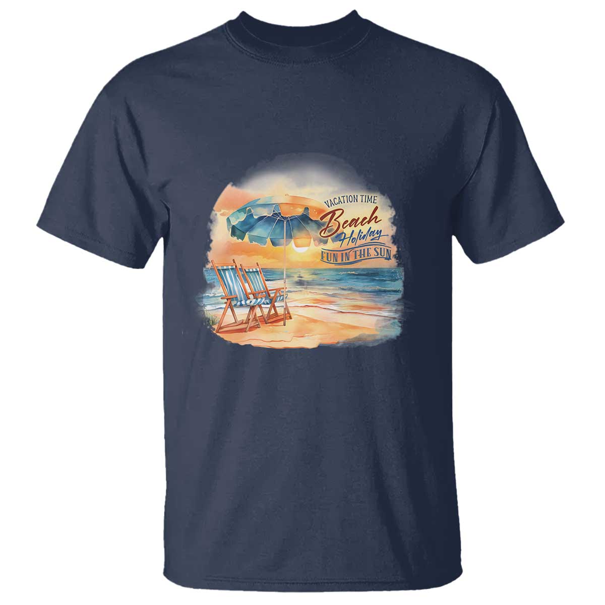 Vacation Time Beach Holliday Fun In The Sun T Shirt - Wonder Print Shop