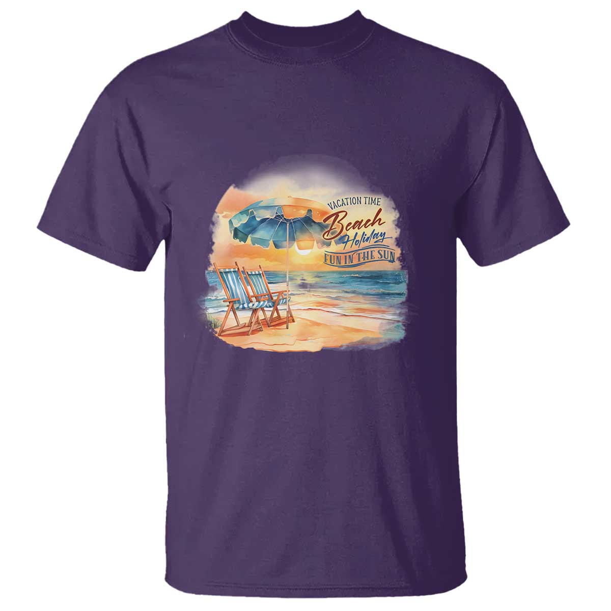 Vacation Time Beach Holliday Fun In The Sun T Shirt - Wonder Print Shop