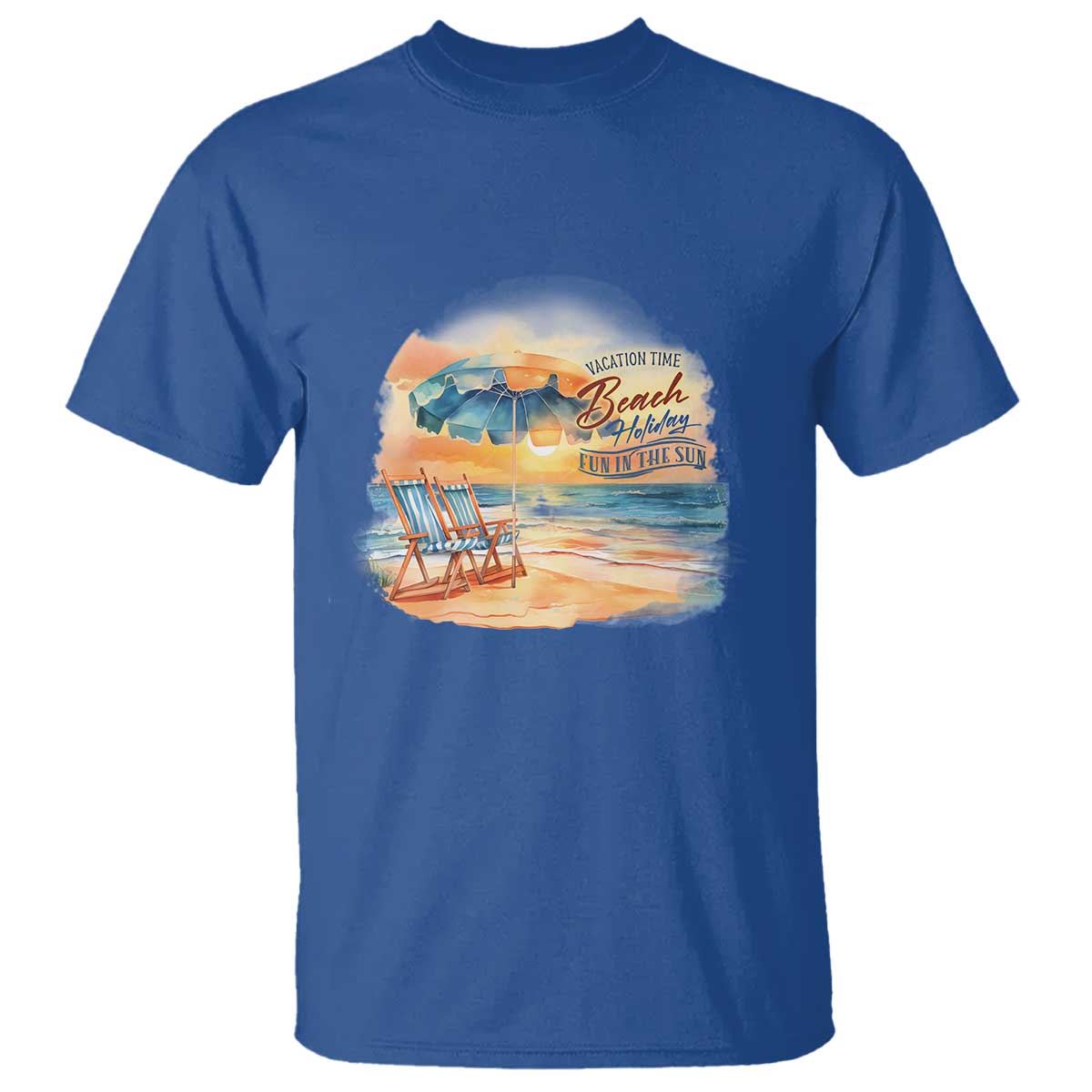 Vacation Time Beach Holliday Fun In The Sun T Shirt - Wonder Print Shop