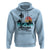 Hawaiian Hoodie Ohana Means Family Flamingo Sunset Beach Hawaii Summer Vacation - Wonder Print Shop