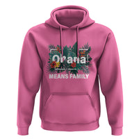 Hawaiian Hoodie Ohana Means Family Hawaii Summer Vacation - Wonder Print Shop