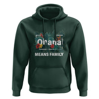 Hawaiian Hoodie Ohana Means Family Hawaii Summer Vacation - Wonder Print Shop