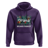 Hawaiian Hoodie Ohana Means Family Hawaii Summer Vacation - Wonder Print Shop