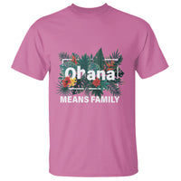 Hawaiian T Shirt Ohana Means Family Hawaii Summer Vacation - Wonder Print Shop