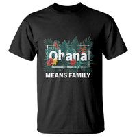 Hawaiian T Shirt Ohana Means Family Hawaii Summer Vacation - Wonder Print Shop