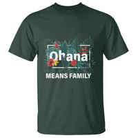 Hawaiian T Shirt Ohana Means Family Hawaii Summer Vacation - Wonder Print Shop