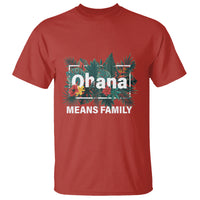Hawaiian T Shirt Ohana Means Family Hawaii Summer Vacation - Wonder Print Shop