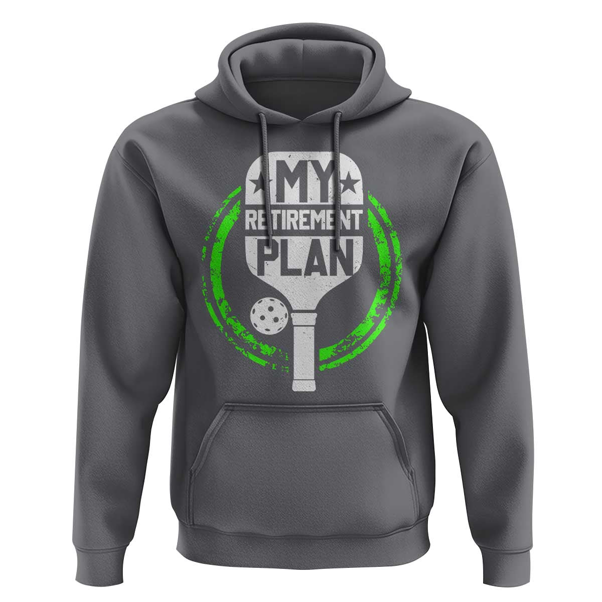 Funny Retirement Plan Retired Pickleball Player Hoodie - Wonder Print Shop