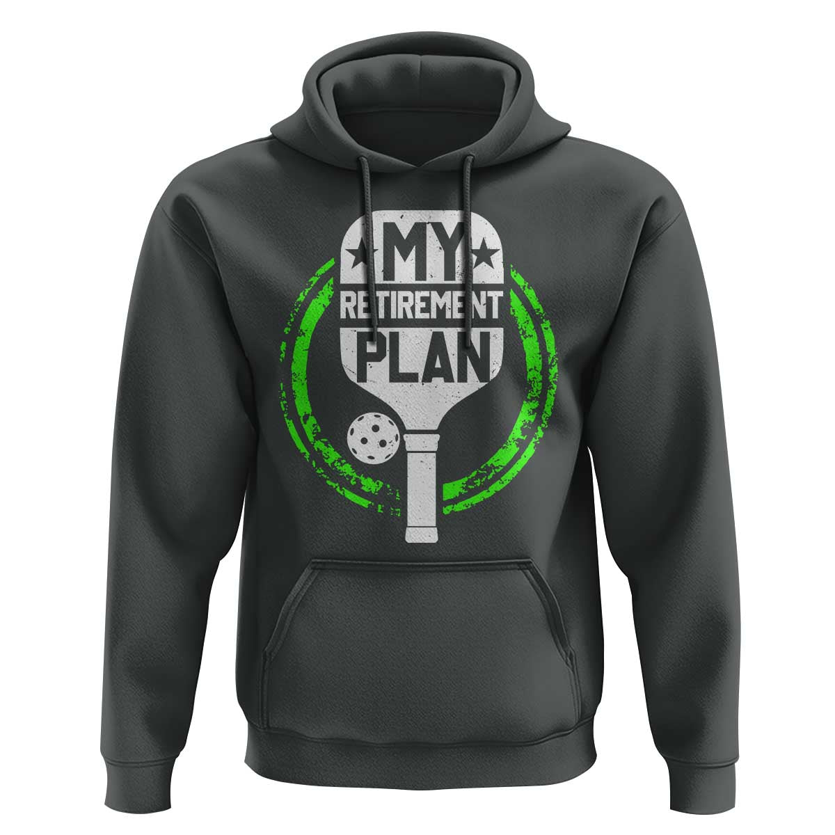 Funny Retirement Plan Retired Pickleball Player Hoodie - Wonder Print Shop