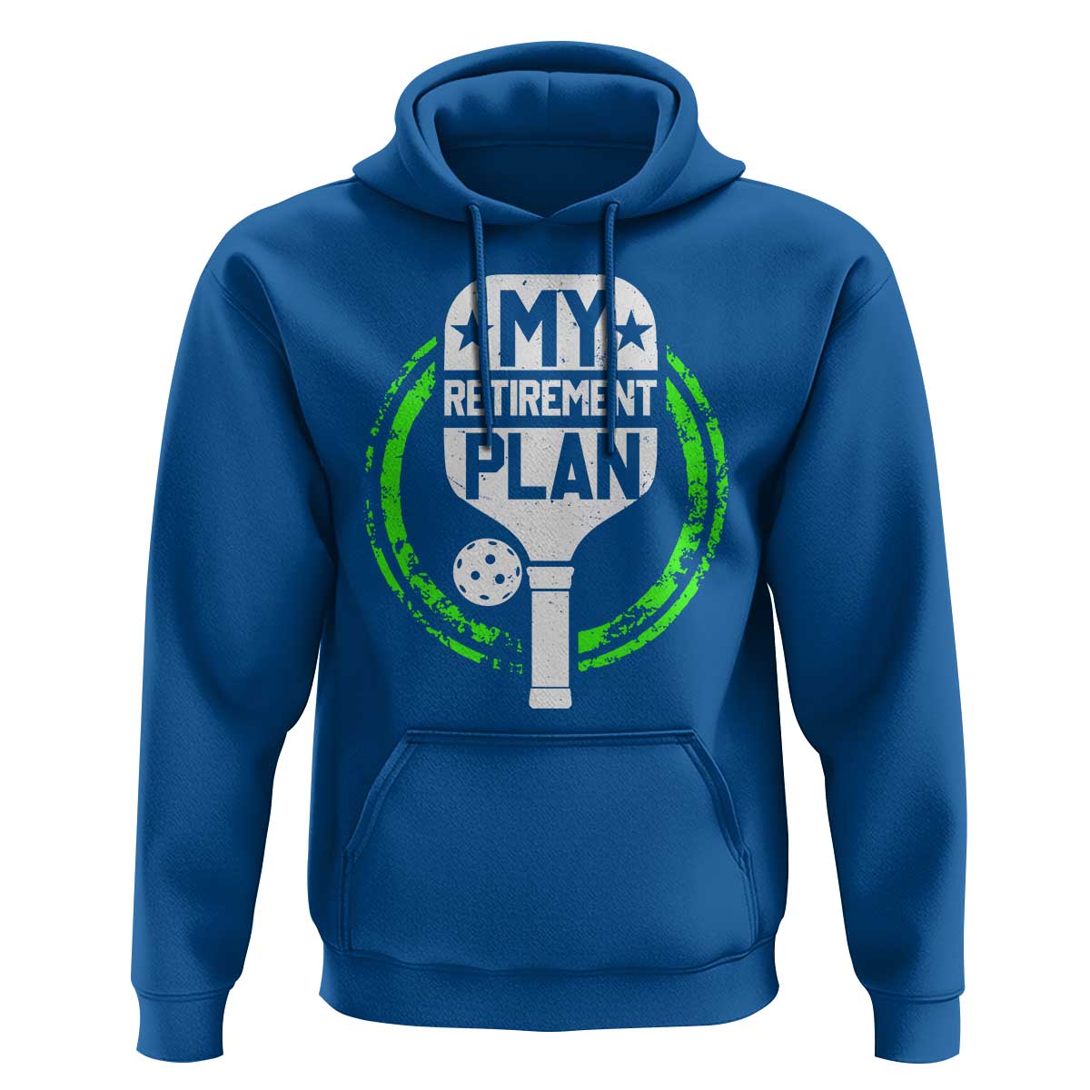 Funny Retirement Plan Retired Pickleball Player Hoodie - Wonder Print Shop