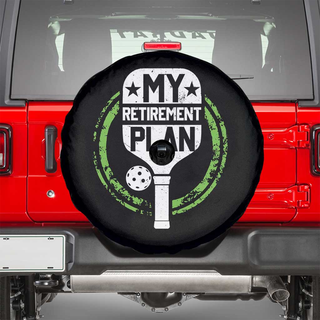Funny Retirement Plan Retired Pickleball Player Spare Tire Cover
