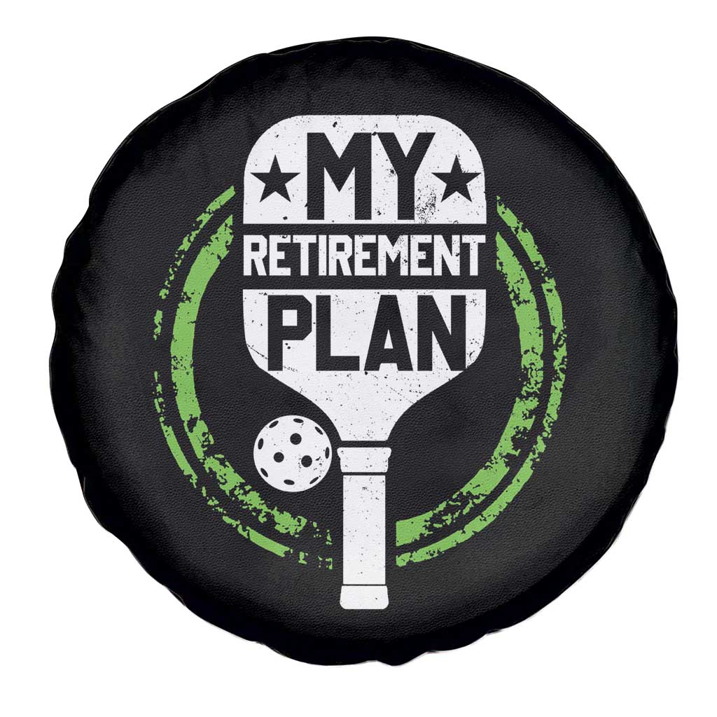 Funny Retirement Plan Retired Pickleball Player Spare Tire Cover