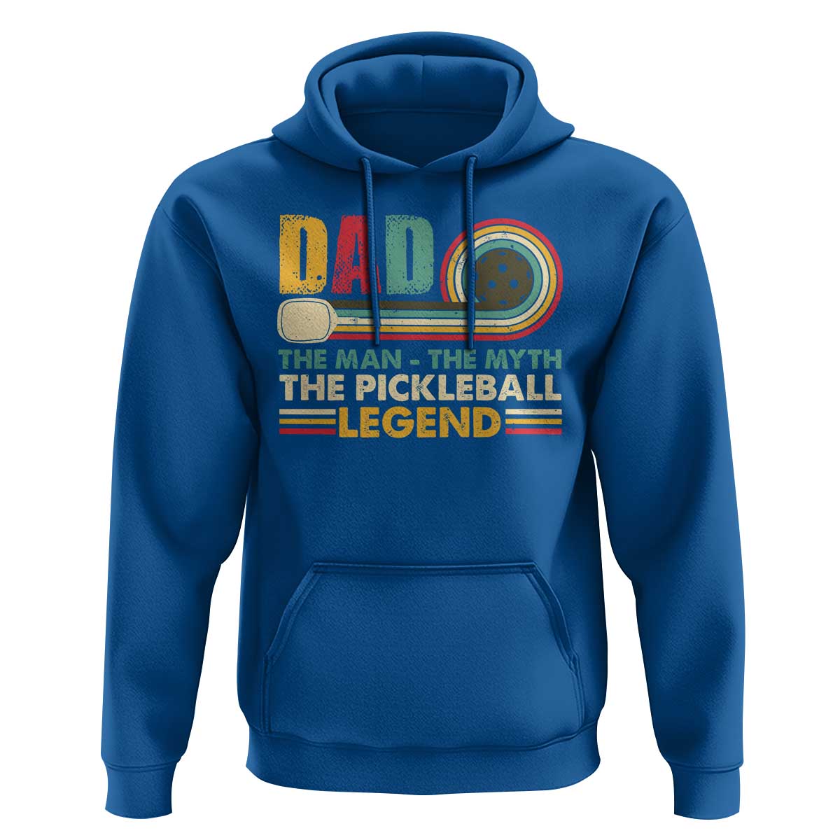 Pickleball Dad Hoodie The Man The Myth The Legend Retro - Wonder Print Shop