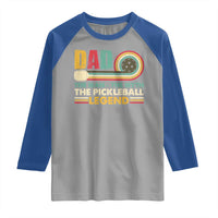 Pickleball Dad Raglan Shirt The Man The Myth The Legend Retro