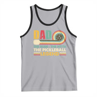 Pickleball Dad Tank Top The Man The Myth The Legend Retro