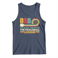 Pickleball Dad Tank Top The Man The Myth The Legend Retro