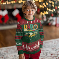 Pickleball Dad Ugly Christmas Sweater The Man The Myth The Legend Retro - Wonder Print Shop