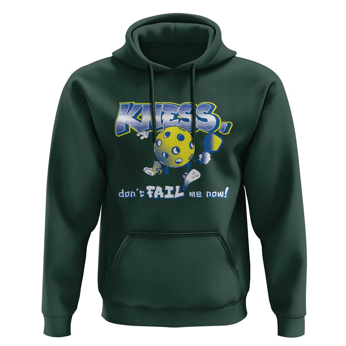 Funny Pickleball Hoodie Knees Don't Fail Me Now - Wonder Print Shop