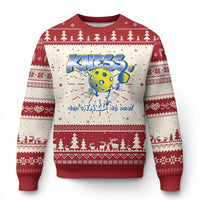 Funny Pickleball Ugly Christmas Sweater Knees Don't Fail Me Now - Wonder Print Shop