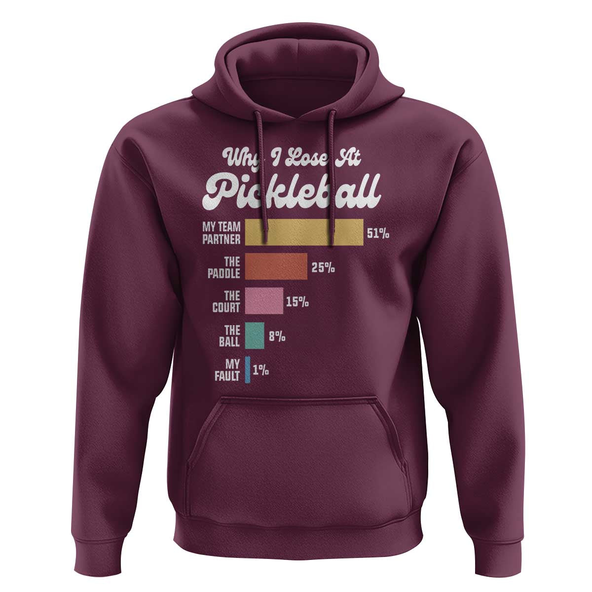 Funny Why I Lose At Pickleball Hoodie - Wonder Print Shop