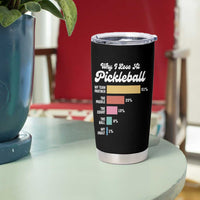 Funny Why I Lose At Pickleball Tumbler Cup