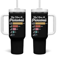 Funny Why I Lose At Pickleball Tumbler With Handle