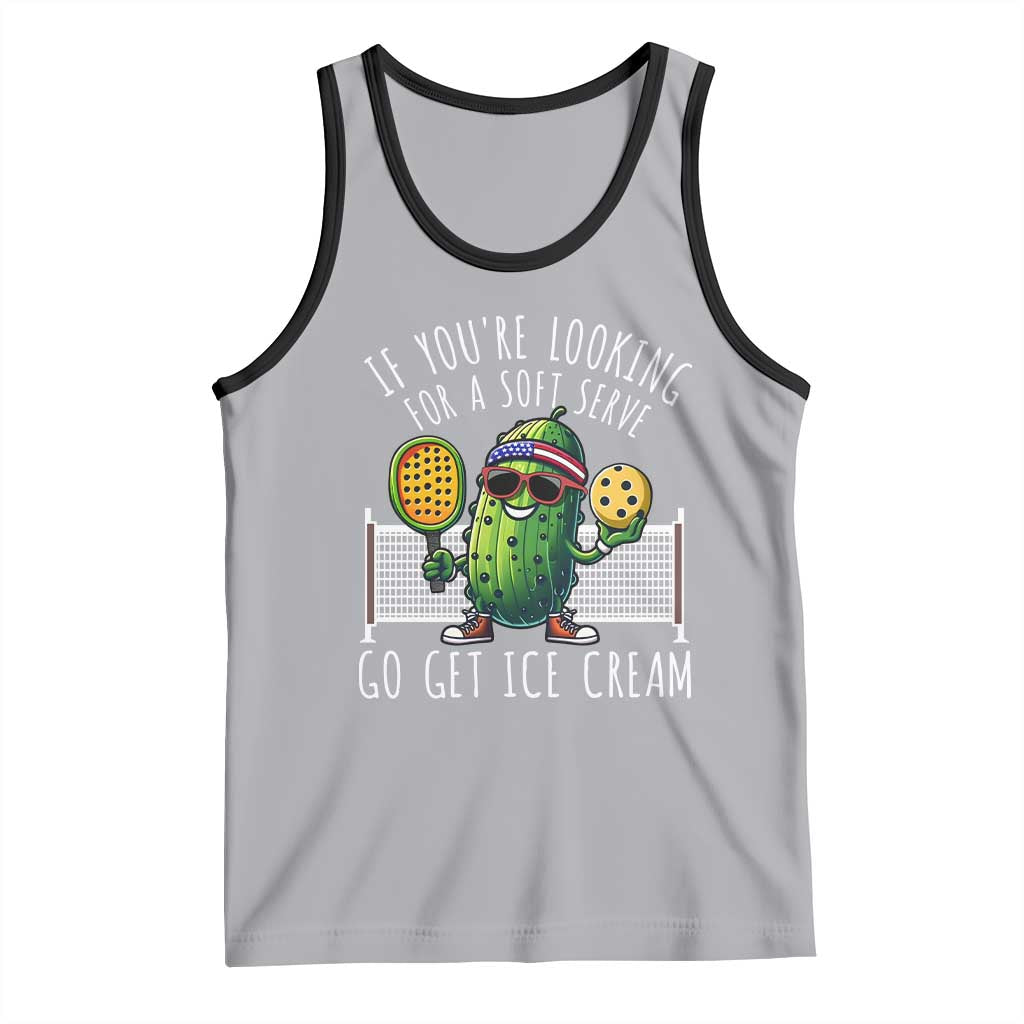 Funny Pickleball Tank Top If You Wanted A Soft Serve Go Get Ice Cream