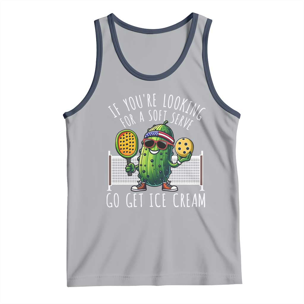 Funny Pickleball Tank Top If You Wanted A Soft Serve Go Get Ice Cream