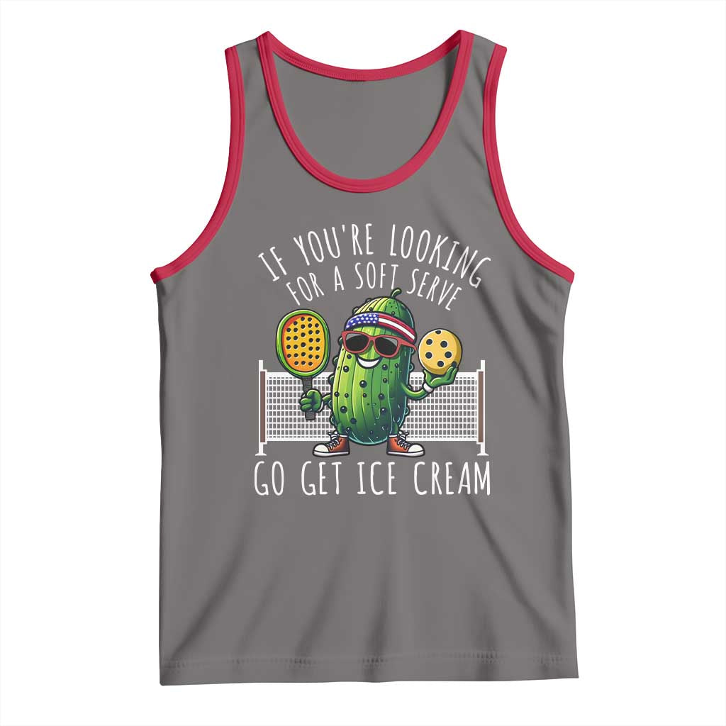 Funny Pickleball Tank Top If You Wanted A Soft Serve Go Get Ice Cream