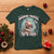 Christmas Sport T Shirt Baseball Player Santa Smashing Through The Snow - Wonder Print Shop