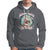 Christmas Sport Hoodie Baseball Player Santa Smashing Through The Snow - Wonder Print Shop