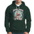 Christmas Sport Hoodie Baseball Player Santa Smashing Through The Snow - Wonder Print Shop