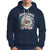 Christmas Sport Hoodie Baseball Player Santa Smashing Through The Snow - Wonder Print Shop
