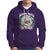 Christmas Sport Hoodie Baseball Player Santa Smashing Through The Snow - Wonder Print Shop