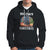 Christmas Hoodie Cat Reindeer Chillin' Xmas Eve Window Meowy - Wonder Print Shop