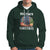 Christmas Hoodie Cat Reindeer Chillin' Xmas Eve Window Meowy - Wonder Print Shop