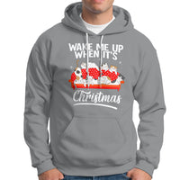 Cute Cat Wake Me Up When It's Christmas Chillin' Hoodie - Wonder Print Shop