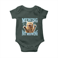 Funny Meme Cat Mewing Not Meowing Baby Onesie