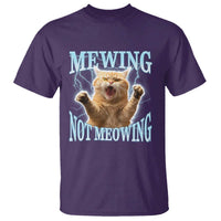 Funny Meme Cat Mewing Not Meowing T Shirt