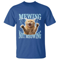 Funny Meme Cat Mewing Not Meowing T Shirt