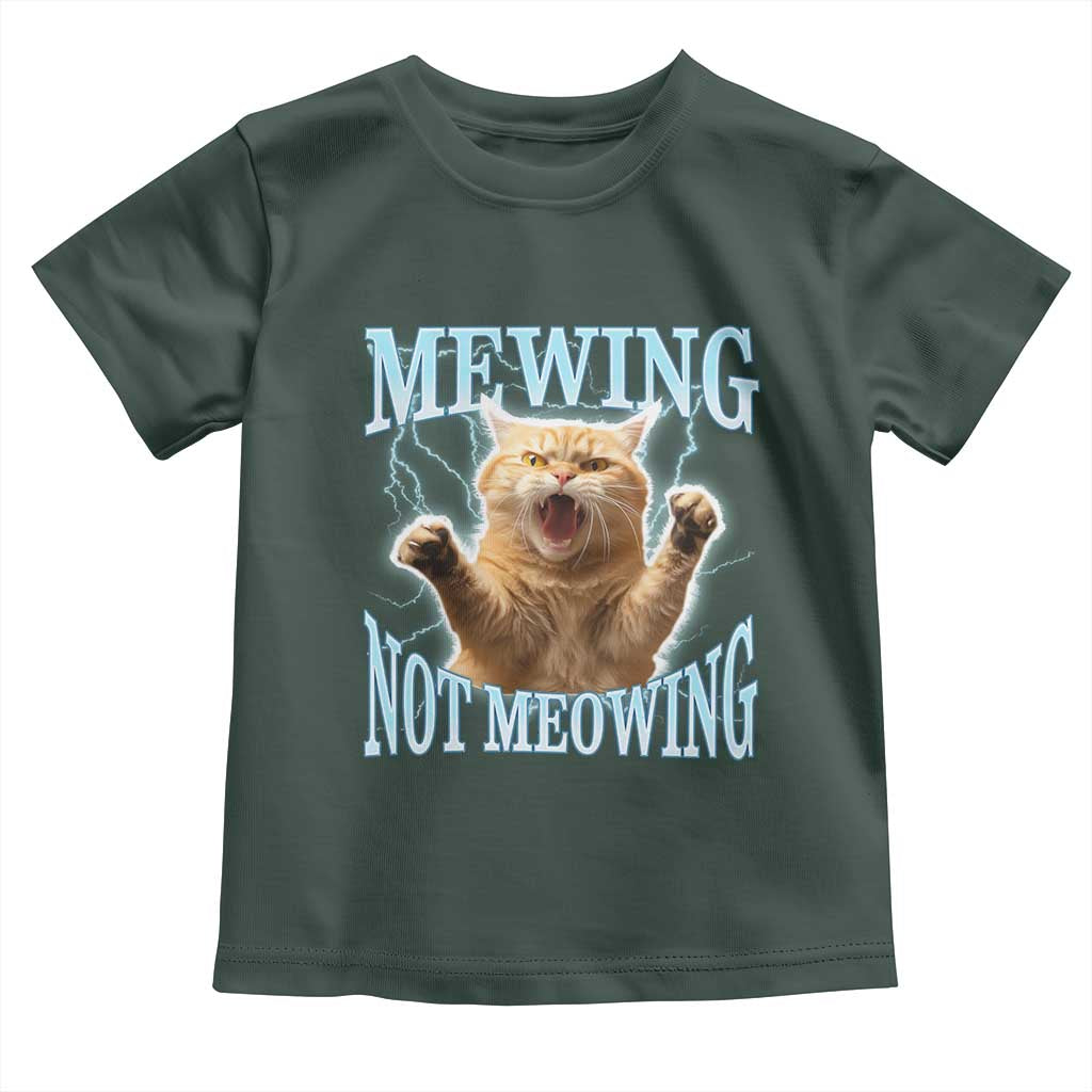 Funny Meme Cat Mewing Not Meowing Toddler T Shirt