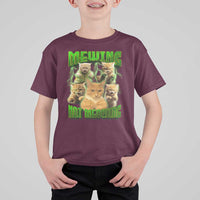 Funny Cat Meme Mewing Not Meowing T Shirt For Kid - Wonder Print Shop