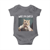 Funny Meme Cat Baby Onesie Wait I'm Goat
