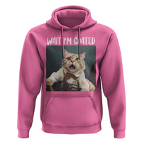 Funny Meme Cat Hoodie Wait I'm Goat