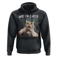 Funny Meme Cat Hoodie Wait I'm Goat