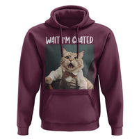 Funny Meme Cat Hoodie Wait I'm Goat