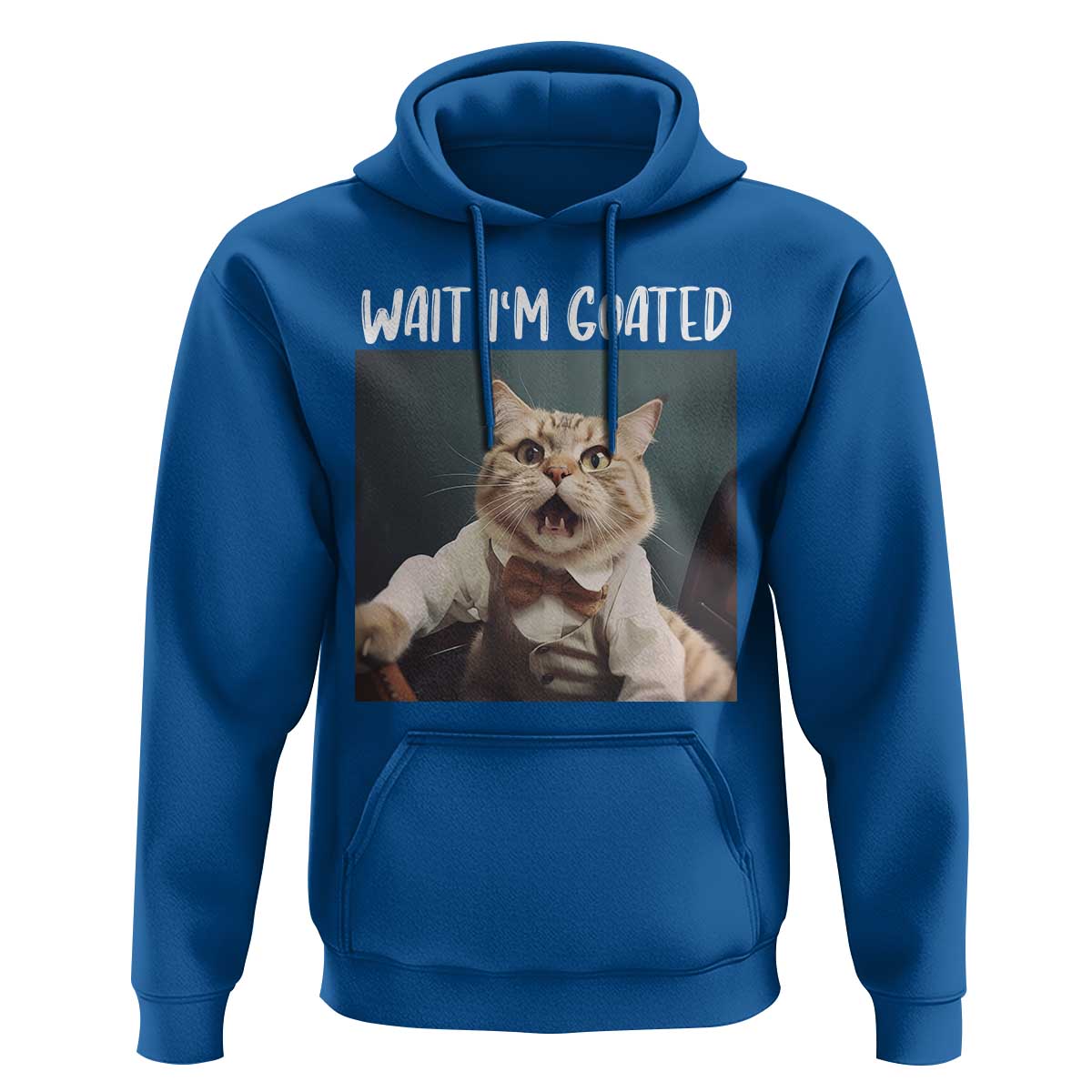 Funny Meme Cat Hoodie Wait I'm Goat