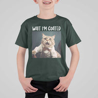 Funny Meme Cat T Shirt For Kid Wait I'm Goat - Wonder Print Shop